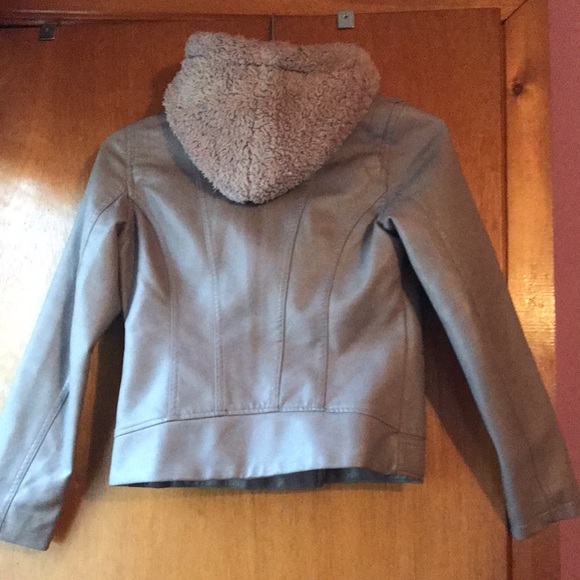 CoffeeShop girls leather like jacket - Picture 2 of 3